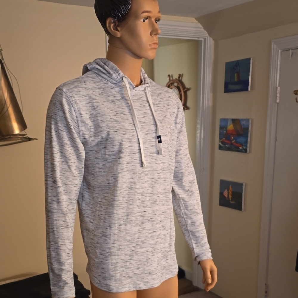 Men's Gray Hoodie Shirt